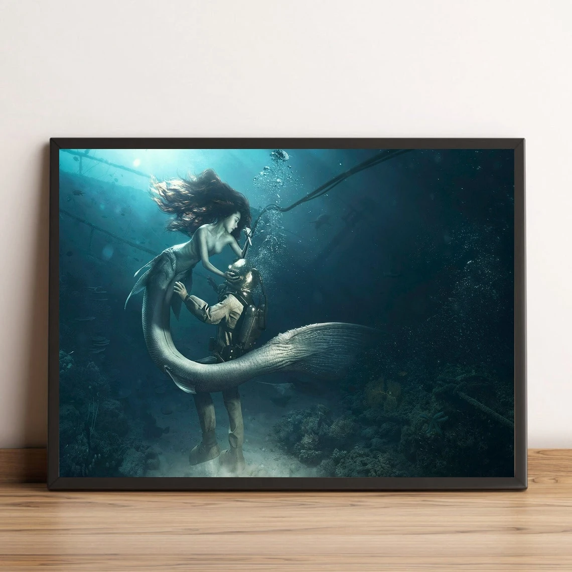 

Постер из фильма «дайвер и Русалка», классический альбом с рисунком, домашний декор, настенная живопись (без рамки)