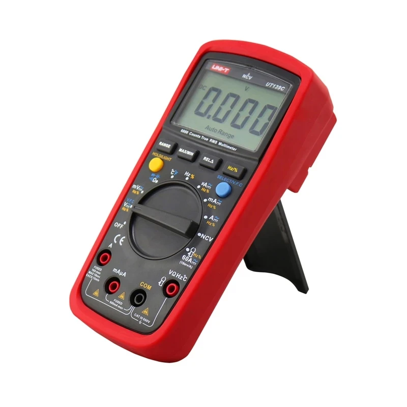 UNI-T Цифровой мультиметр UT139A/UT139C True RMS автоматический измеритель диапазона ручной