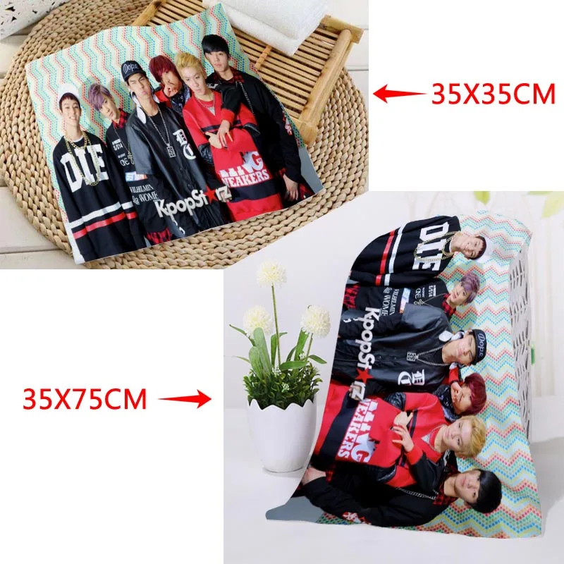 Изготовленный На Заказ KPOP Teen Top печатное квадратное полотенце с микрофиброй
