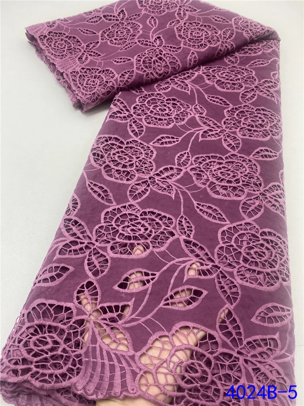 Белый гипюровый шнур NIAI кружевные ткани в нигерийском стиле водорастворимые