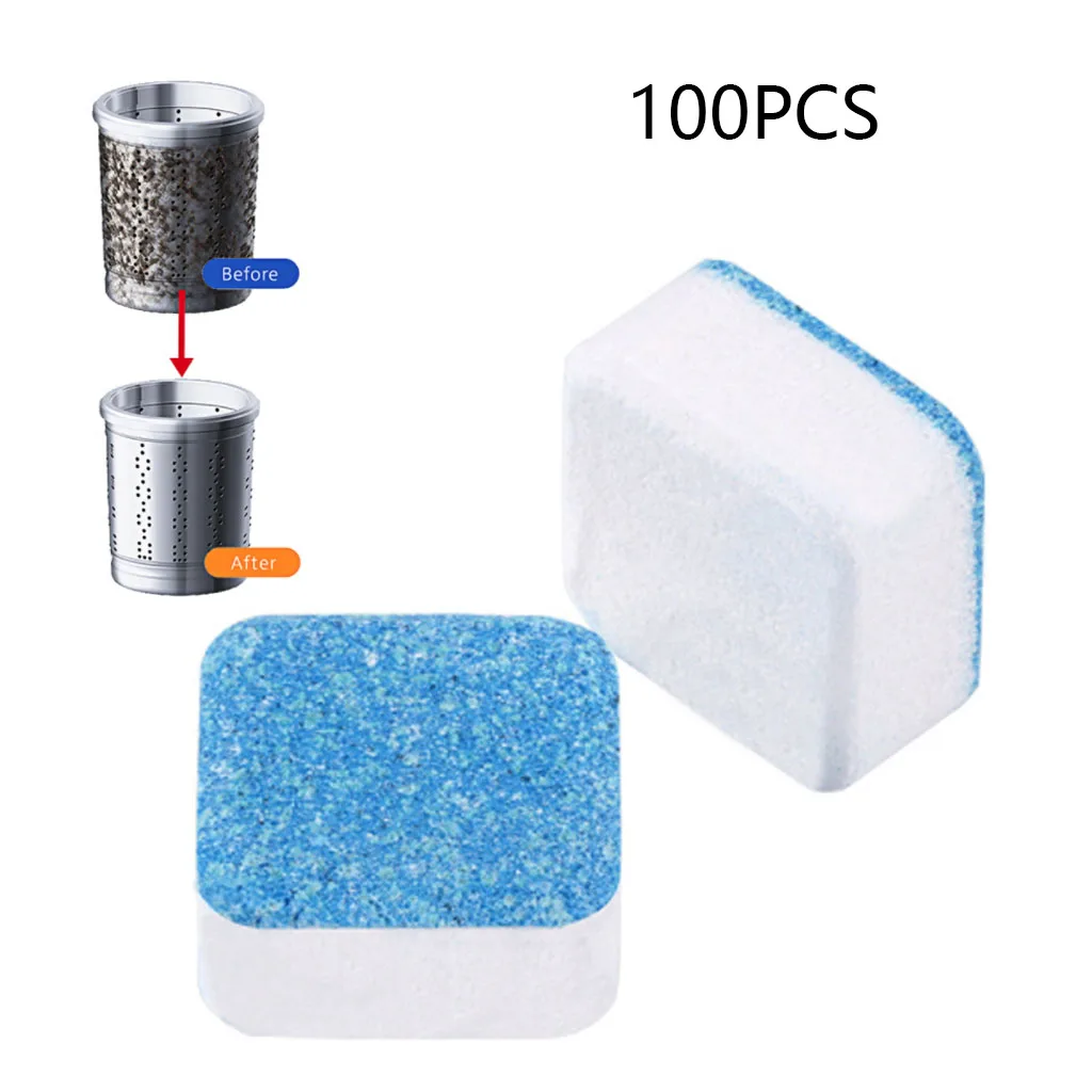 10/100pcs Washing Machine Cleaner Washer Cleaning Laundry Soap Detergent Effervescent Tablet Deodorant For Home | Дом и сад