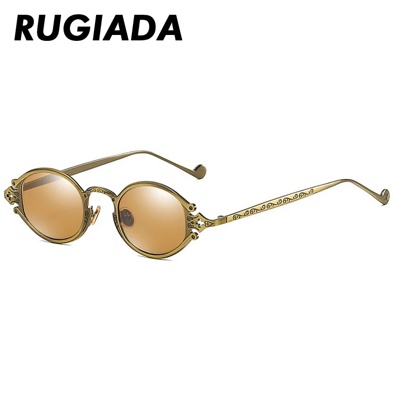 RUGIADA брендовые винтажные готические солнцезащитные очки в стиле стимпанк