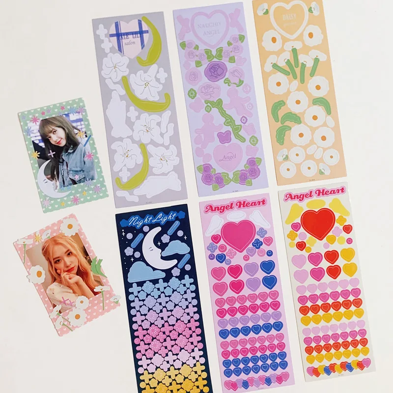 Корейский Ins длинный стиль Любовь Сердце стикер DIY скрапбук мобильный телефон