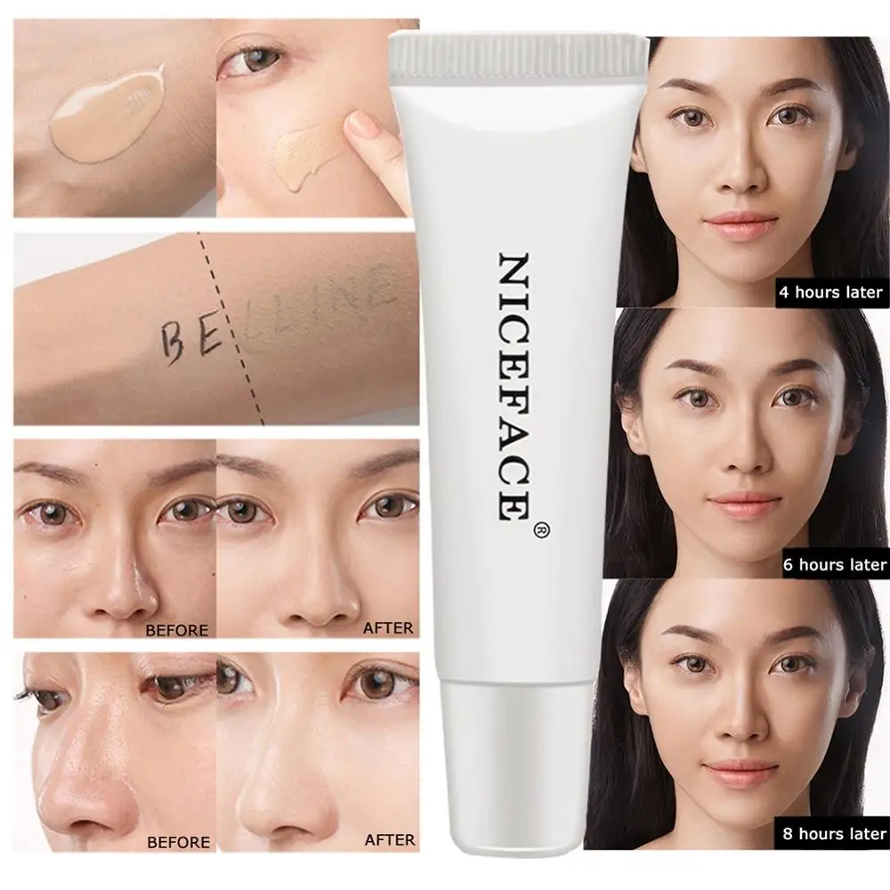 Жидкая косметика/основа Увлажняющая оболочка пятна ровный тон кожи консилер для