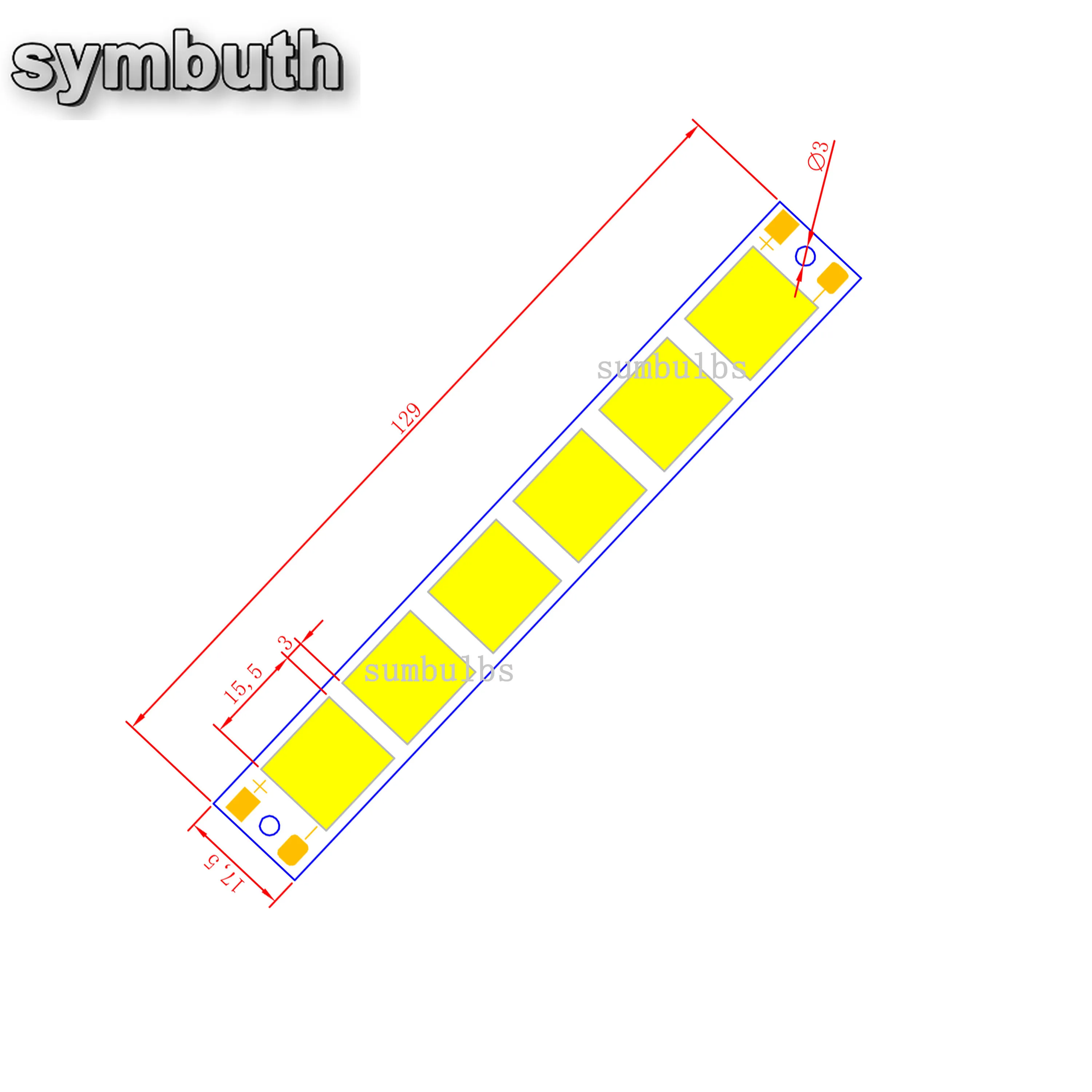 

Grid Shaped Flexible COB Light Source Bulb 5W 12V DC LED Bard Strip for DIY Work House Indoor Lamp
