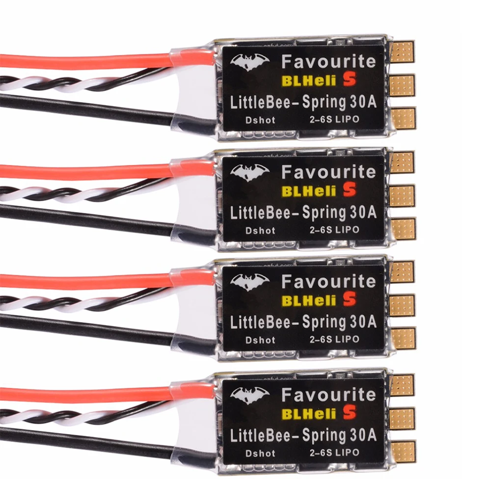 FVT LittleBee BLHeli _ S ESC DSHOT SPRING 20A/30A контроллер скорости 2 4S для FPV гоночного дрона QAV210 250