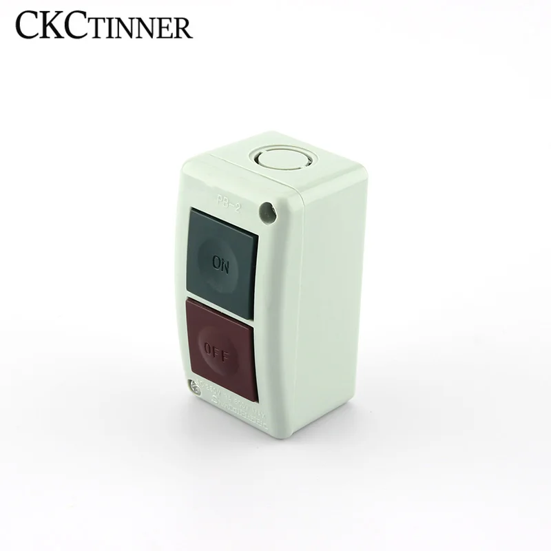 Кнопочный переключатель PB 2 самосброс двухпозиционный кнопочный блок AC 250V 3A Amp