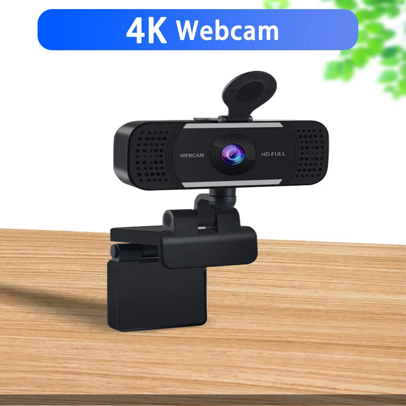 

Newest 4K 1080P Auto Focus Webcam Computer With Microphone Noise-reducing Camera USB Free Drive For PC Laptop Live Conference