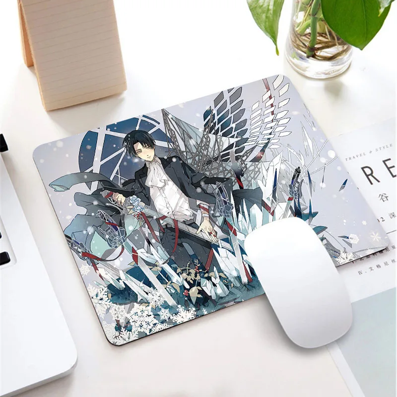 

Attack on Titan Mouse Pad Anti-student Notebook Pad Keyboard Cute Protection Pad Office Desktop Non-slip Waterproof MousePad
