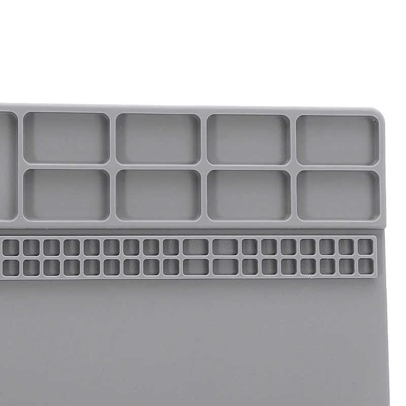 Силиконовый коврик для ремонта магнитный теплоизоляционный пайки 35 х25