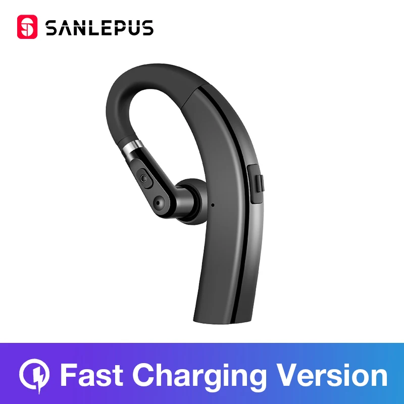 Black-Fast Charging SANLEPUS M11 Bluetooth наушники беспроводные наушники Handsfree вкладыши гарнитура с HD микрофоном для телефона iPhone xiaomi samsung - Цвет: Black-Fast Charging