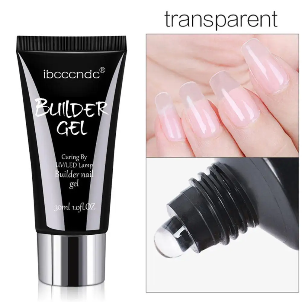 Блестящие алмазные наборы полигелей для наращивания ногтей удаляемое