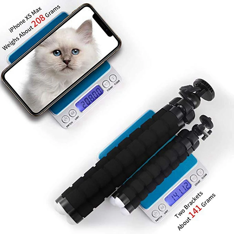 Светодиодный кольцевой светильник с осьминогом Портативный Гибкий штатив