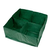 4 cells garden planter growing bag high capacity nursery bags for fruit vegetables multifunctional thickened quarter grid