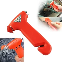 1 pcs emergency hammer with slicer and with safety cap for glass break car hammer emergency hammer