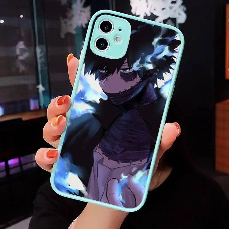 

My Hero Academia anime Evil devil smile Phone Case matte transparent For iphone 7 8 11 12 plus mini x xs xr pro max cover