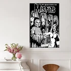 Постеры и принты Misfits Ужасы панк Рок Музыкальная Группа Обложка комиксы печать стены фотокартина домашний декор