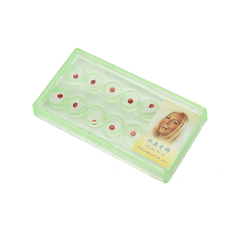 

10pcs Diamond Bur Dental Material Teeth Whitening Studs Denture Acrylic Teeth Crystal Ornament Oral Hygiene Tooth Decoration