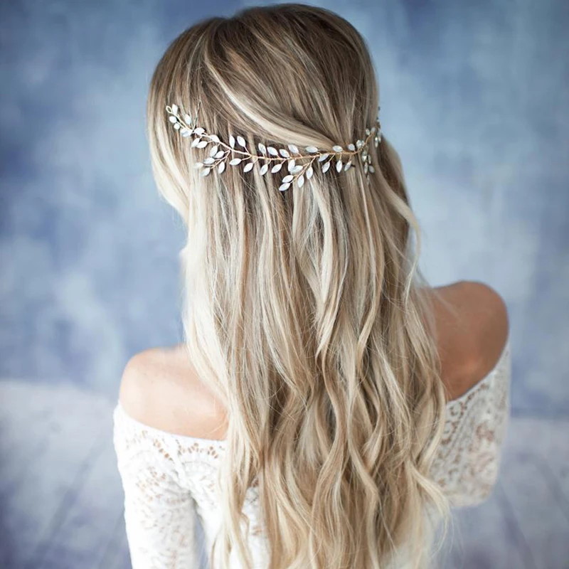 Повязки Стразы для женщин Свадебные аксессуары волос повязка на голову