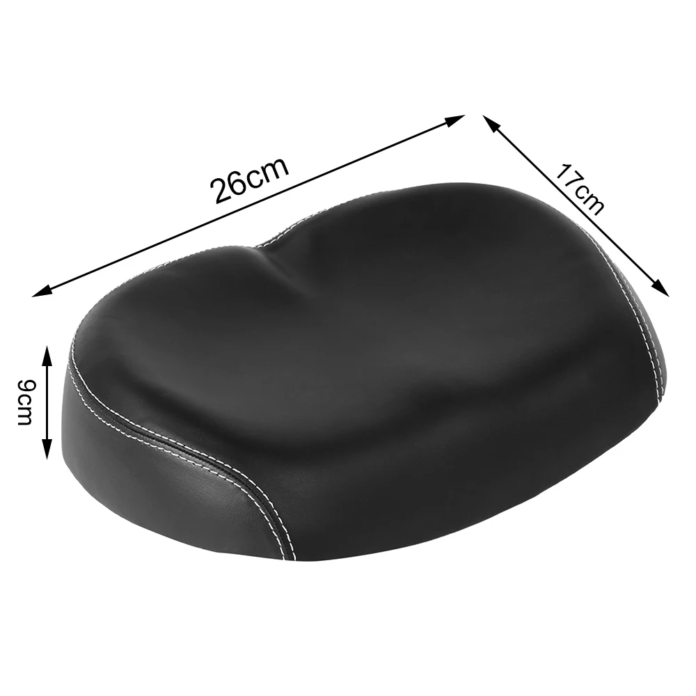 

MTB Mountain Bike Cycling Thickened Extra Comfort Bicycle Seat Saddle PU Breathable Soft Seat Cushion Bicycle Accessories