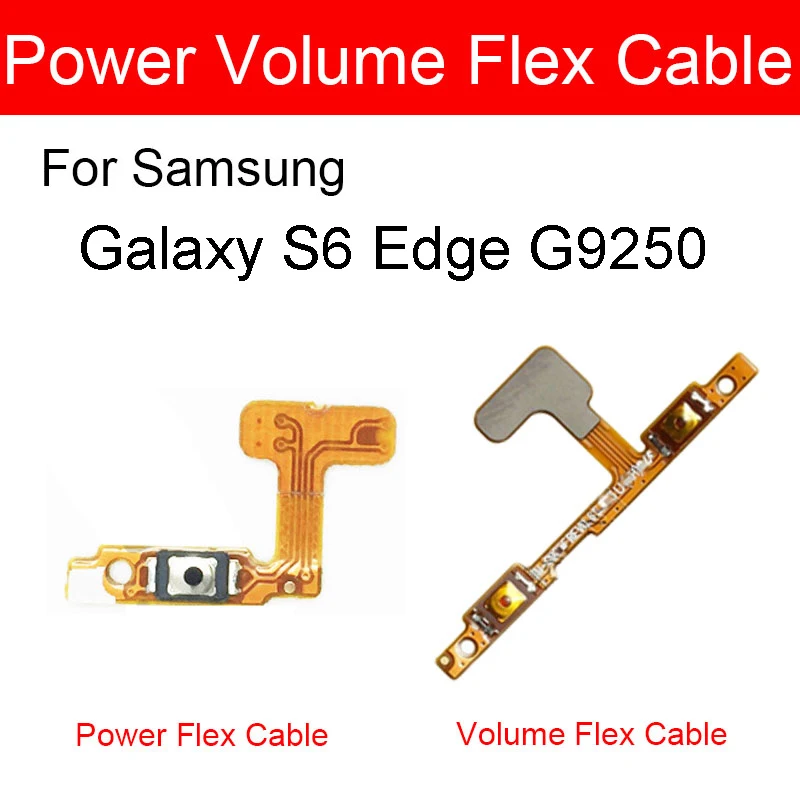 

Гибкий кабель питания и громкости для Samsung Galaxy S6 Edge G9250 G925A/F/K/P/X ВКЛ/ВЫКЛ. Аудио управление боковой клавишей Замена гибкой ленты