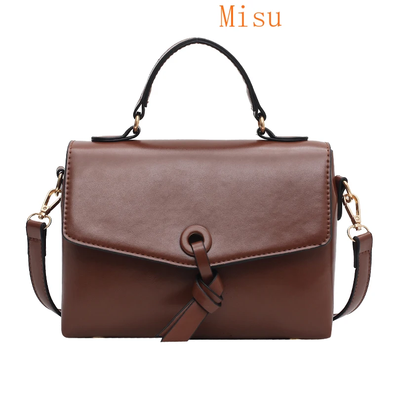 

Niche Design Women's Handbags Fall/Winter New Joker Shoulder Messenger Bag Simple Multifunctional Square Bag Width 23.5cm
