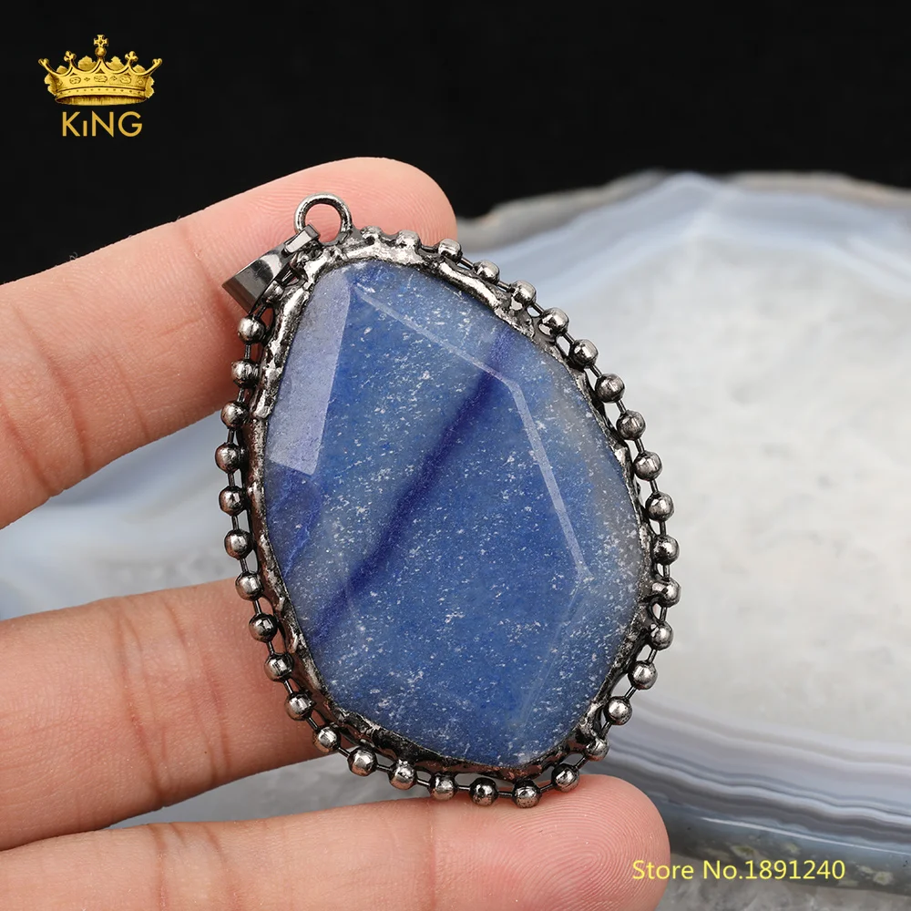 5 шт. Большая фотография тигровый глаз Синий Агат драгоценный Очаровательная