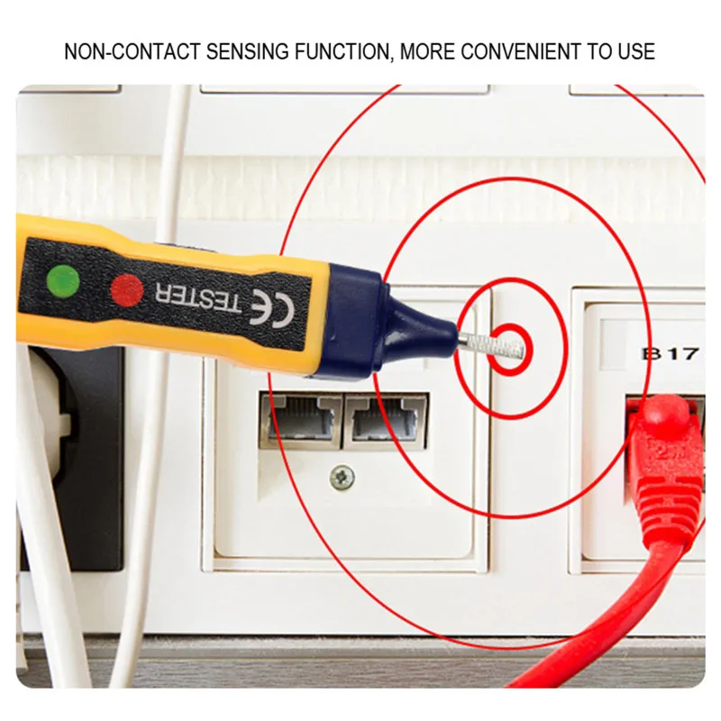 

Non-Contact Electrician Tester Multi-Function Breakpoint Detection Electrician Electric Pen 48SN Induction Electric Pen