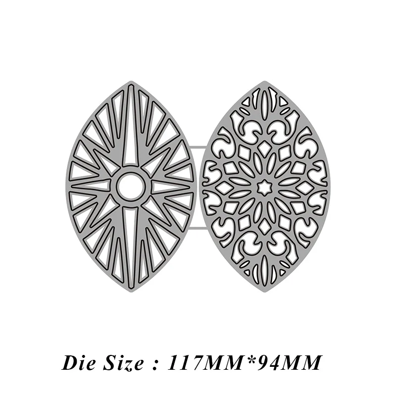JMCRAFT новые рождественские снежинки шар орнамент металлические Вырубные штампы