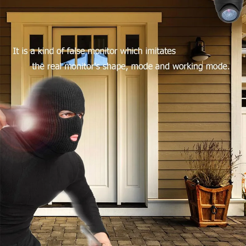 New Dummy Dome Fake Security Camera Outdoor CCTV Fake Simulation Dummy Camera False IR Dummy Video Surveillance Smart Home