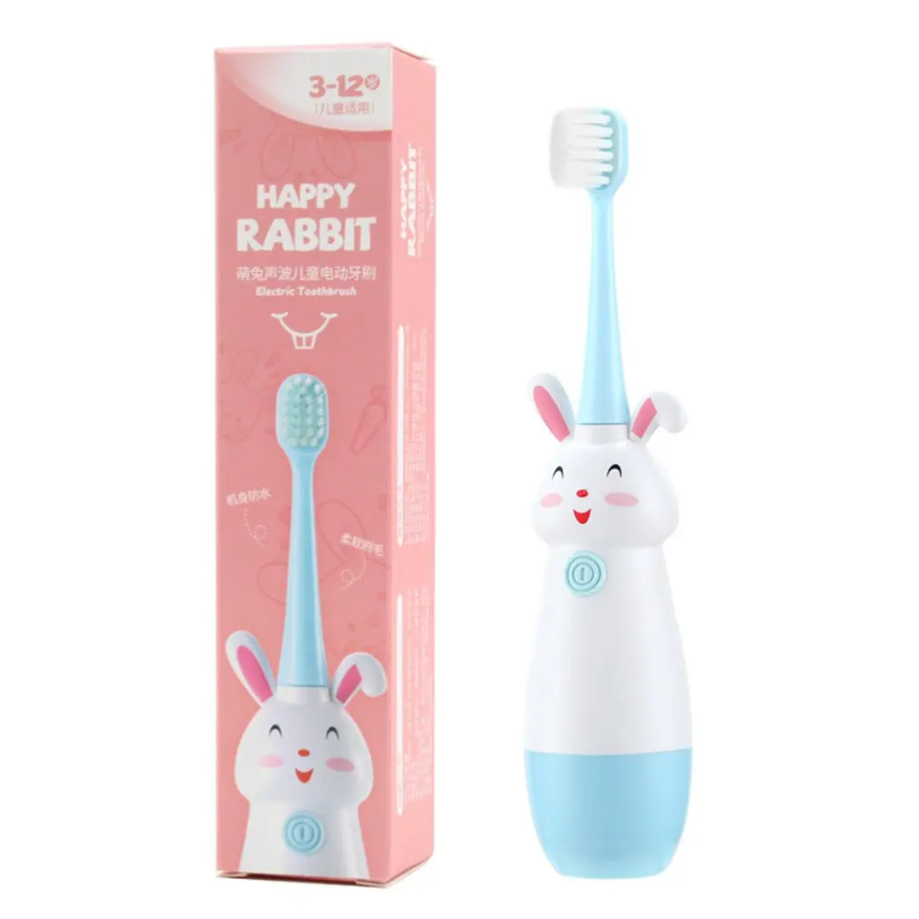 

Электрическая зубная щетка с головкой щетки, бытовая умная звуковая зубная щетка, портативная Нескользящая зубная щетка для детей