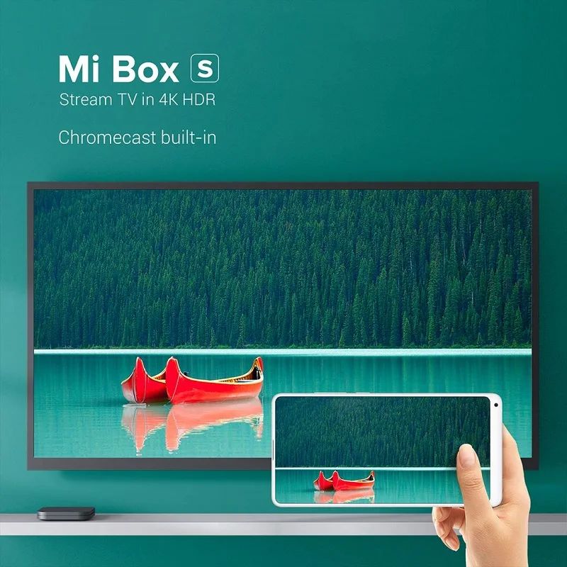 Глобальная версия Xiaomi Mi TV Box S 4K ТВ приставка Android 9 0 DOLBY Google Assistant Netflix Smart IPTV Декодер
