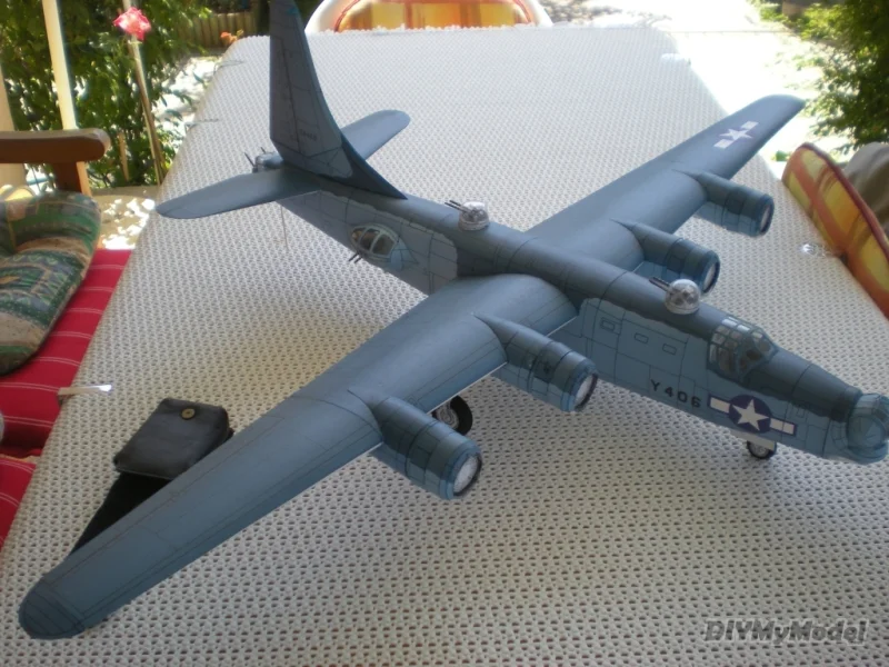 DIYMyModeI-Bombardero de La Patrulla Mar&iacute;tima de los Estados Unidos, KIT de modelo de papel artesanal, rompecabezas de juguete hechos a mano, accesorios de pel&iacute;cula-1