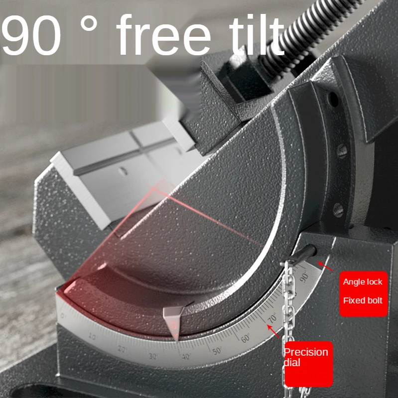 3 Inch 4 Tilting Guide Rod Angle Flat-Nose Pliers Tilt Drill Press Bench Vise Fixture | Инструменты