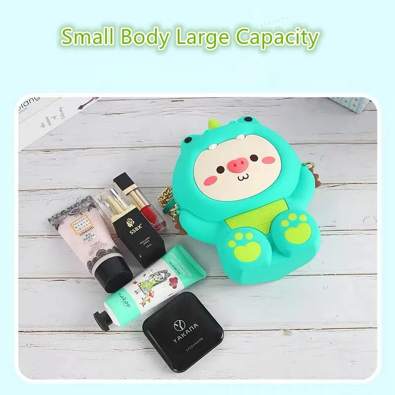 Женские сумки-мессенджеры с мультипликационным аниме динозавром роскошные