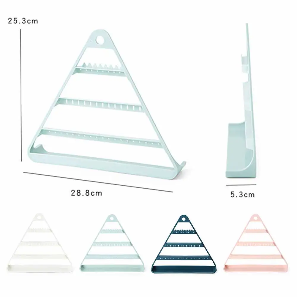

Triangle Jewelry Storage Rack Earring Rack Necklace Ring Bracelet Display Rack Jewelry Box Table Storage Box