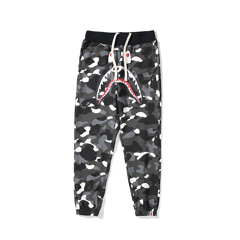 

Autumn and winter 2012 fashion brand animal head printing camouflage casual pants men's and women's all cotton terry Leggings
