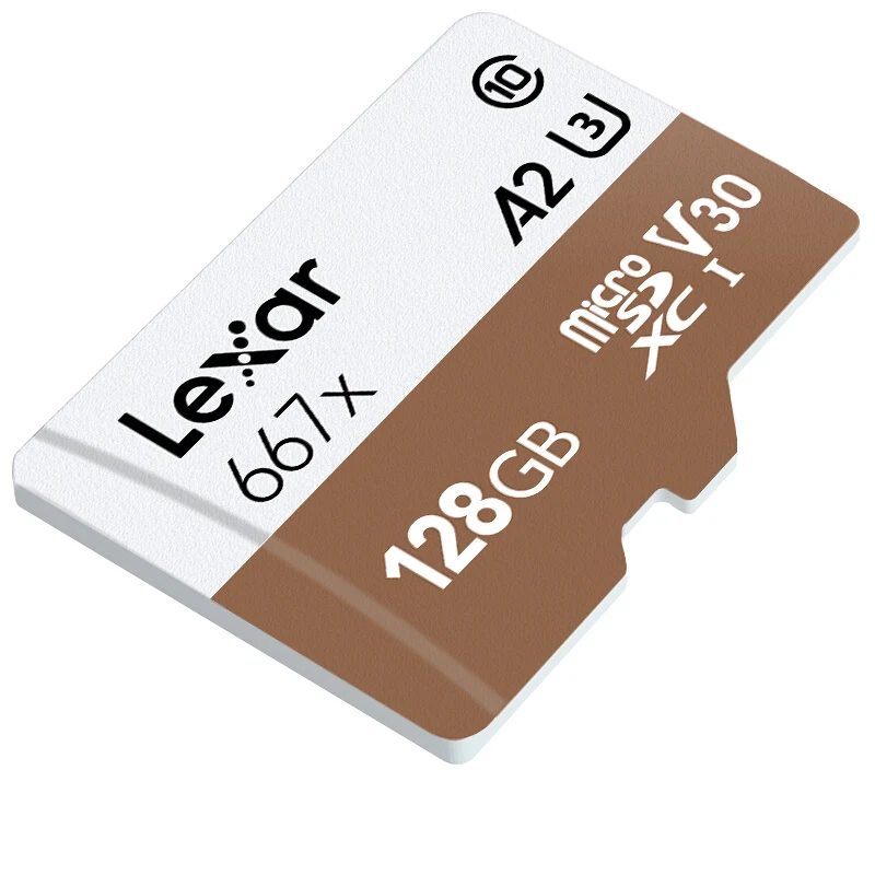 Lexar профессиональная карта памяти до 100 МБ/с. микро SD карты 667x C10 256 ГБ TF 128