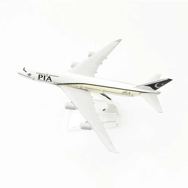1/400 масштабный литой самолет Pakistan Airlines PIA Boeing 747 металлический Airbus Модель игрушки
