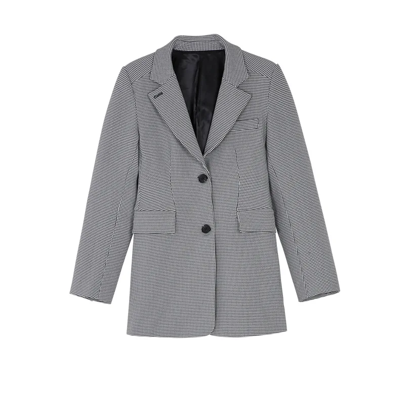 

2021 Spring Autumn Women Blazers Long Sleeve Coats Office Lady Casual Outerwear Harajuku Elegant Korean Fashion Clothes