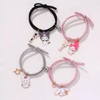 Милый мультяшный магнитный браслет для пар, 2 шт., браслет для влюбленных, браслет, подходящий браслет, подарок, эластичная веревка, женские Украшения