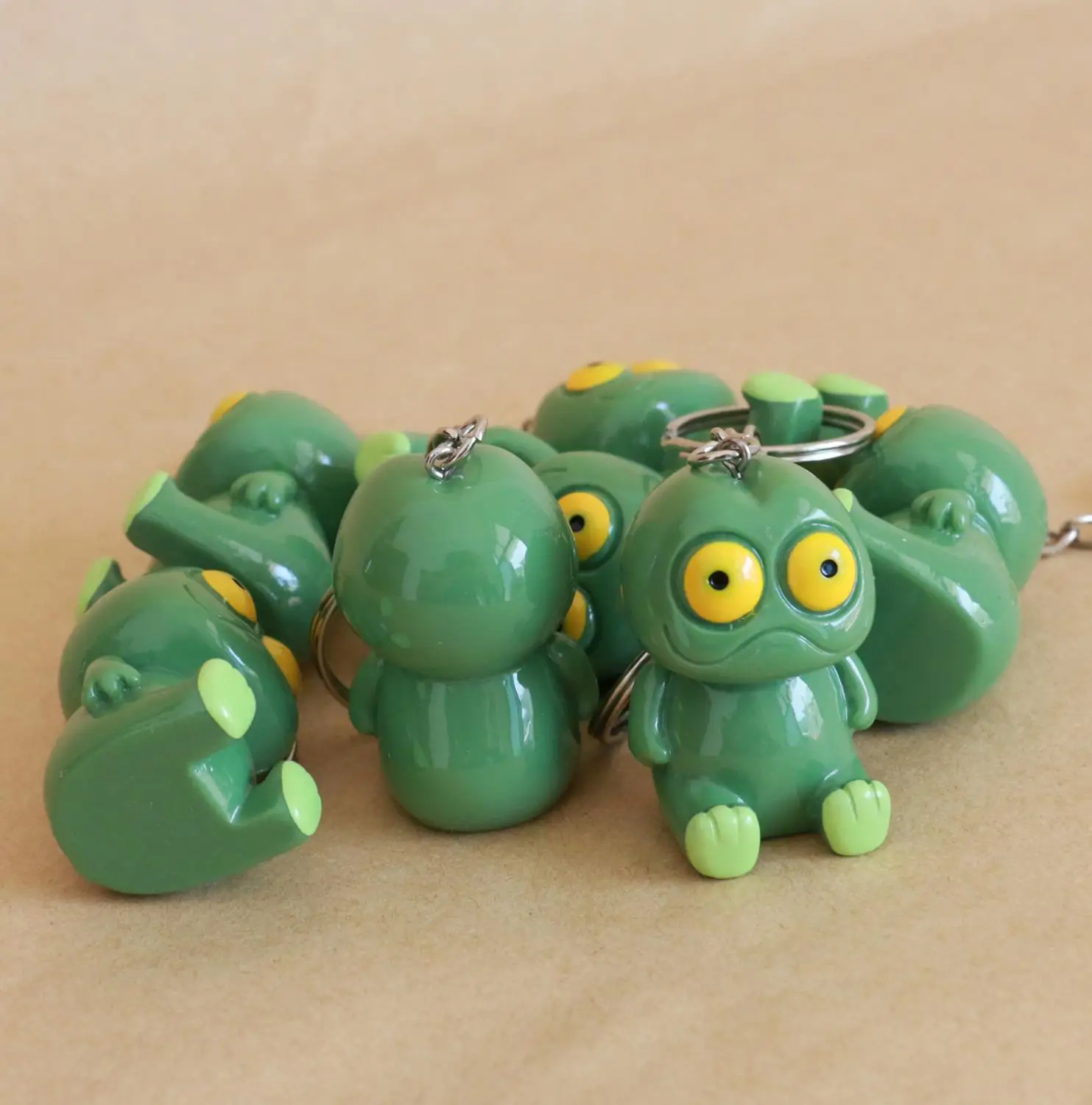 Горячая Распродажа Классическая комическая история Bam Kero Green Frog милая фигурка
