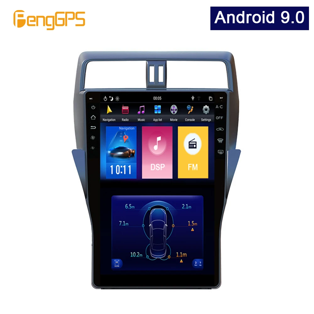 

16" Car GPS Navigation for Toyota Land Cruiser 150 Prado 2018-2020 Multimedia Unit Supports 360 Camera DVD Player Android 9.0