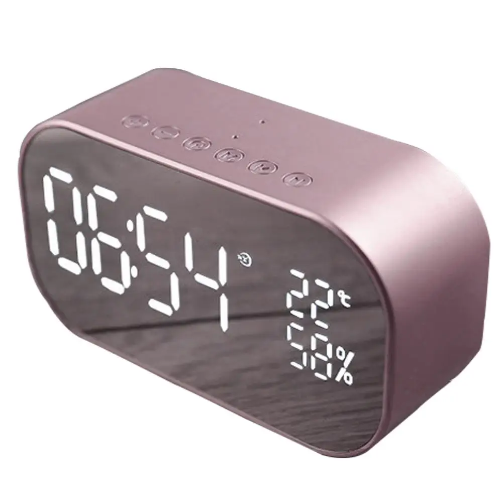 

Speaker Wireless Multi-functional Mini Mobile Alarm Clock Speaker Digital Clock Home Decorative Ornaments