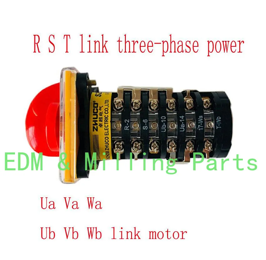 

Milling Machine Switch Six Part Forward Reverse Universal Transfer CNC Mill Tool For Bridgeport Mill Part