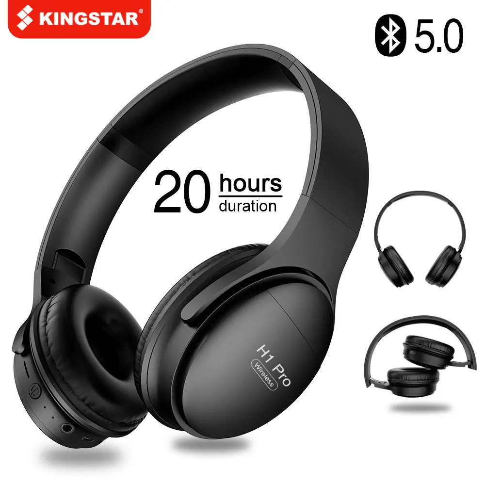 Bluetooth-наушники KINGSTAR H1 Pro Hi-Fi стерео шумоподавление микрофон поддержка TF-карты |