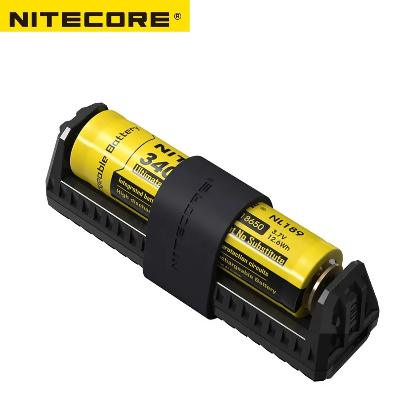 NITECORE F1 зарядное устройство 5V 1A Micro-USB внешний смарт-аккумулятор для Li-Ion IMR 26650 18650 10440 14500 батареи зарядное устройство