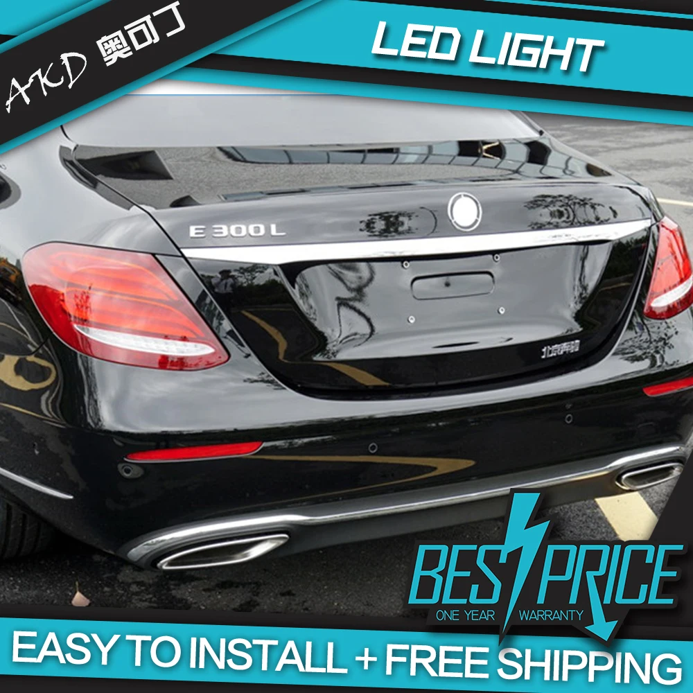 АКД автомобильный Стайлинг taillamp для Mercedes Benz W213 хвост светильник E200 E300 E200L E300L 2016 ~