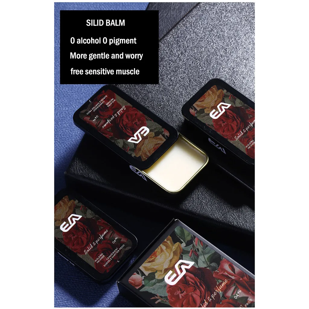Solid parfum Portable Fragrances Women Men Perfume Case Balm Mild Long Lasting Aroma Deodorant Fragrance|Дезодоранты и