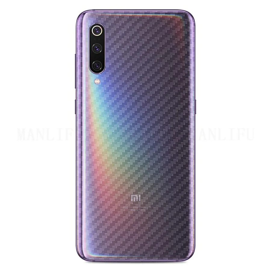 5 шт для Xiaomi Poco X3 M3 Примечание 10 Lite 3D углеродного волокна задняя защитная пленка
